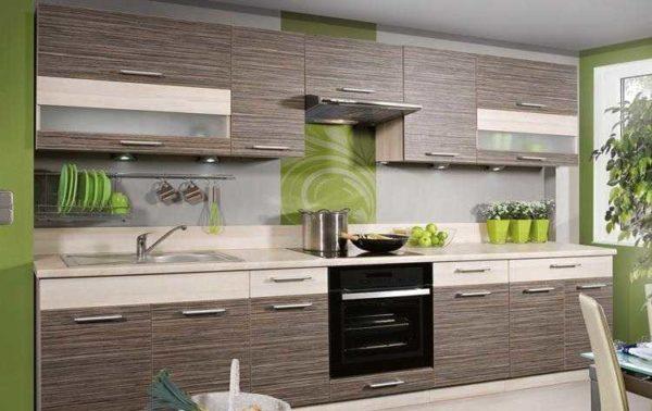 Modular economy class kitchen made of LDF can also be in a modern style 