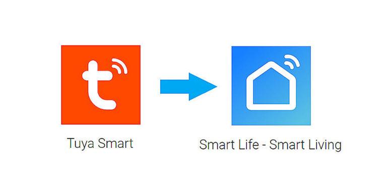 Changing Tuya Smart Apps to Smart Life