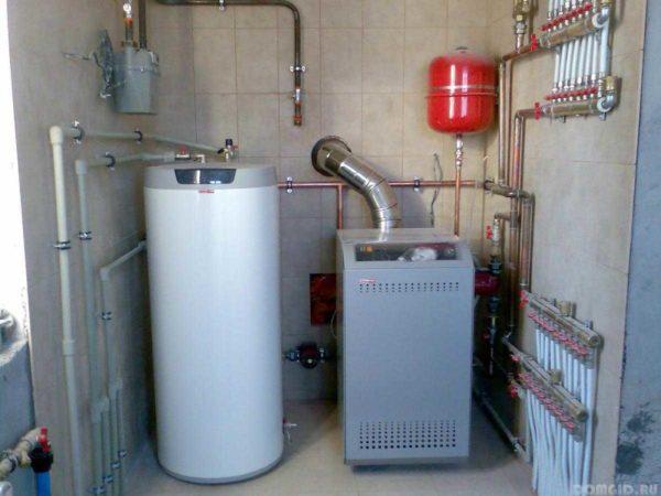 A separate room is required for powerful gas boilers 