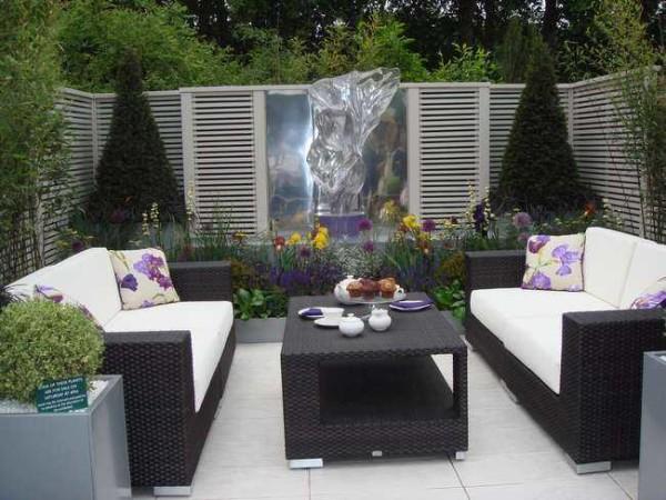 Wicker garden furniture for a modern style design