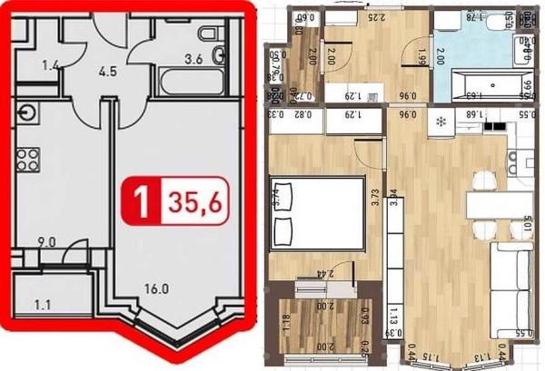 One of the ways to increase the area when renovating is to remove partitions. Only this is an option - the transfer of the kitchen to the place of the bedroom to you no one will never agree. A miracle can only happen on the first floor