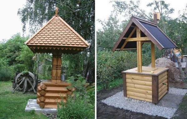 awning over a well with your own hands photo