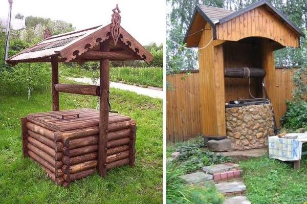 awning over a well with your own hands photo