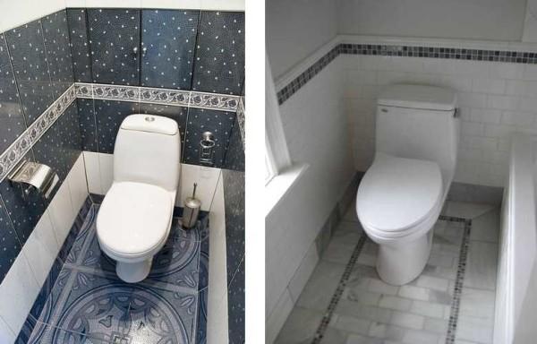 Toilet design in neutral colors is the best choice