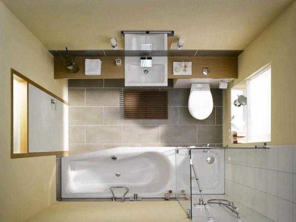 Plan the arrangement of items for the bathroom and toilet. For separate bathrooms, everything will be simpler