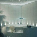 Illuminating a corner bathtub with LED lamps