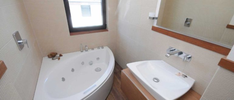 Banyo düzeninin özellikleri 2-3 metrekare