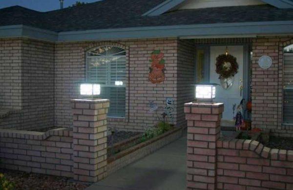 Security lighting of the site is based on gate and fence lighting