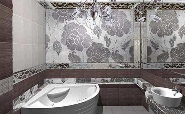 Wallpaper in the bathroom is not a bad economy remodeling option, and the look you get is pretty good