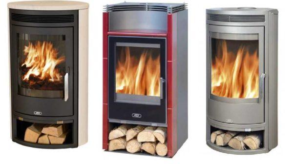 Black steel fireplace stove - the most affordable equipment (on the photo metal fireplaces by ABX)