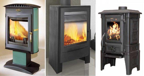 Cast iron is used to make stoves and fireplaces of different shapes 