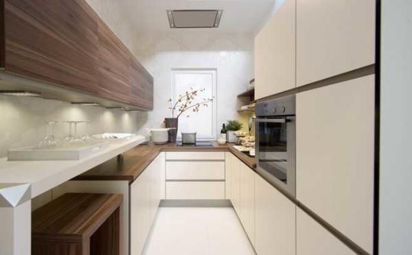 U-shaped kitchen option