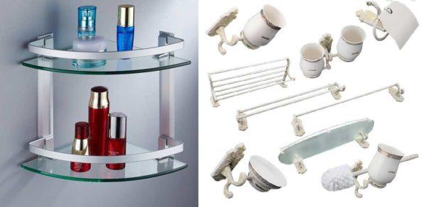 Bathroom accessories made of glass - someone might like them