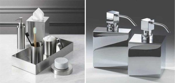 Brushed or polished stainless steel - these bathroom accessories can even be passed on to grandchildren 