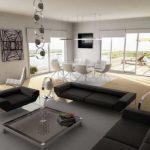 Modern interior style implies a small number of items