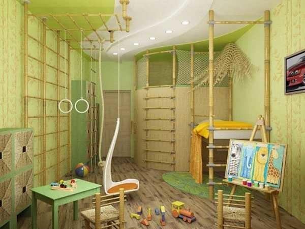 Design of a children's room for a boy of high activity