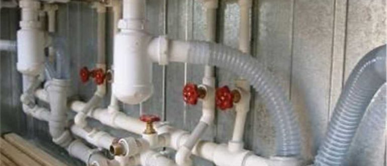 Plumbing in apartments and houses