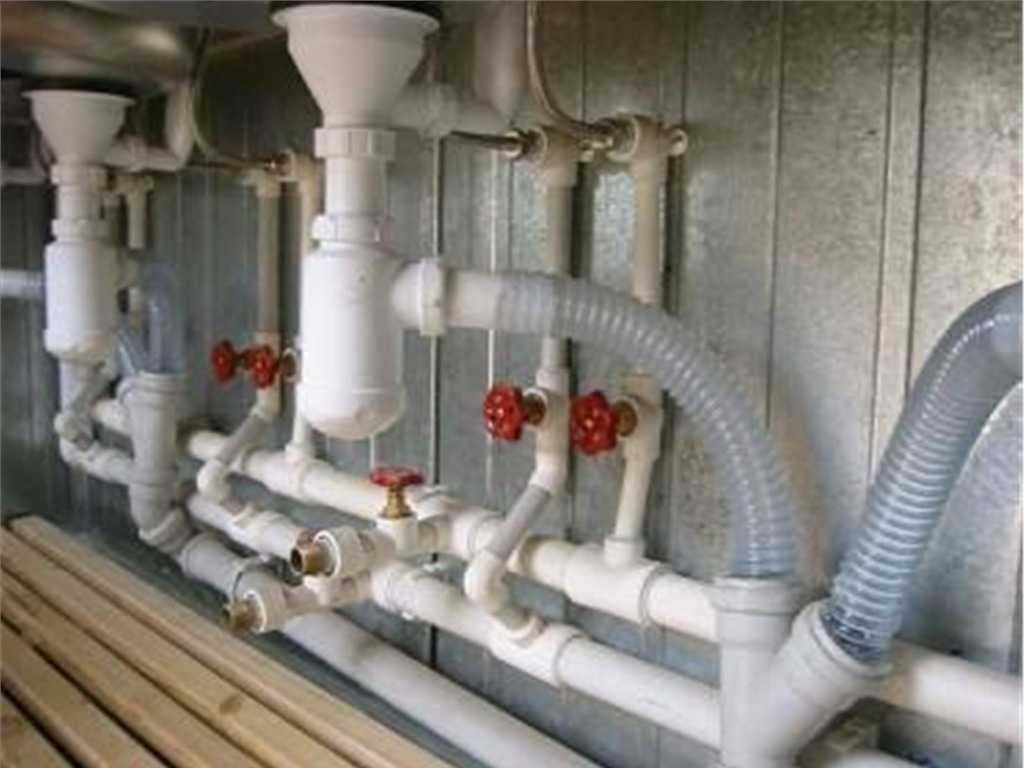 Plumbing in apartments and houses