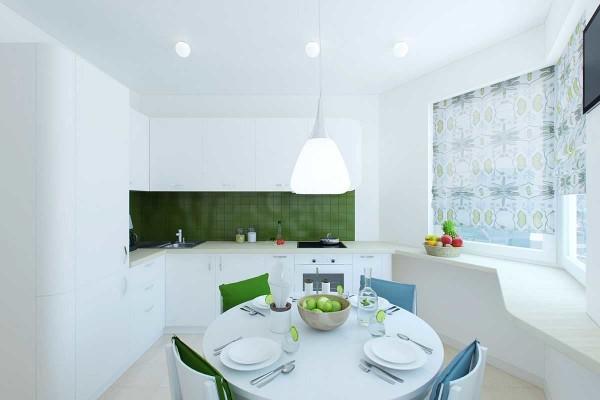 Kitchen in a one-bedroom apartment