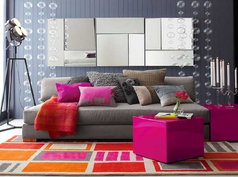 With what and how to combine the color fuchsia in interior design