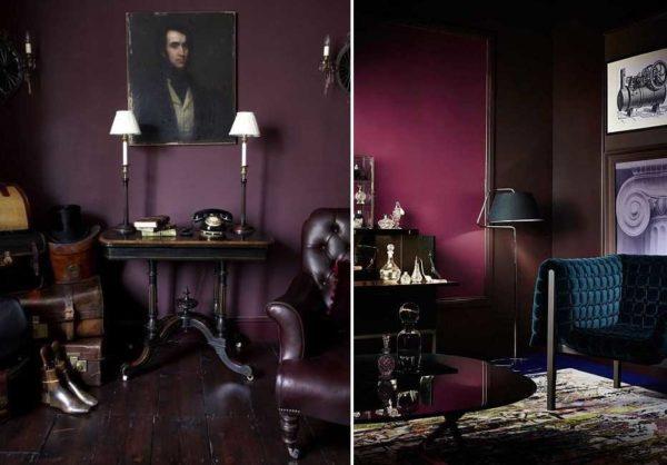 Purple color in the interior: stylish, solid, but... You have to try very hard to want to stay in such a room 