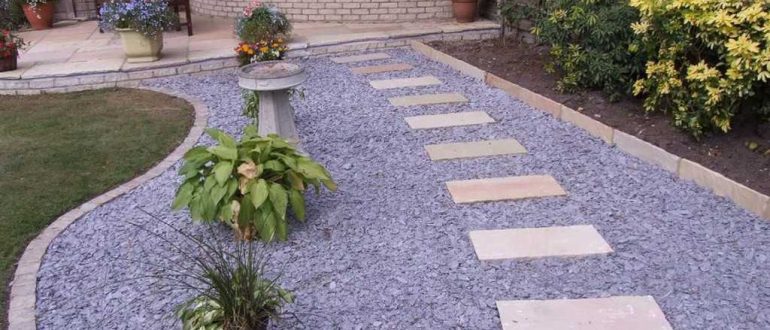 Inexpensive garden paths with your own hands