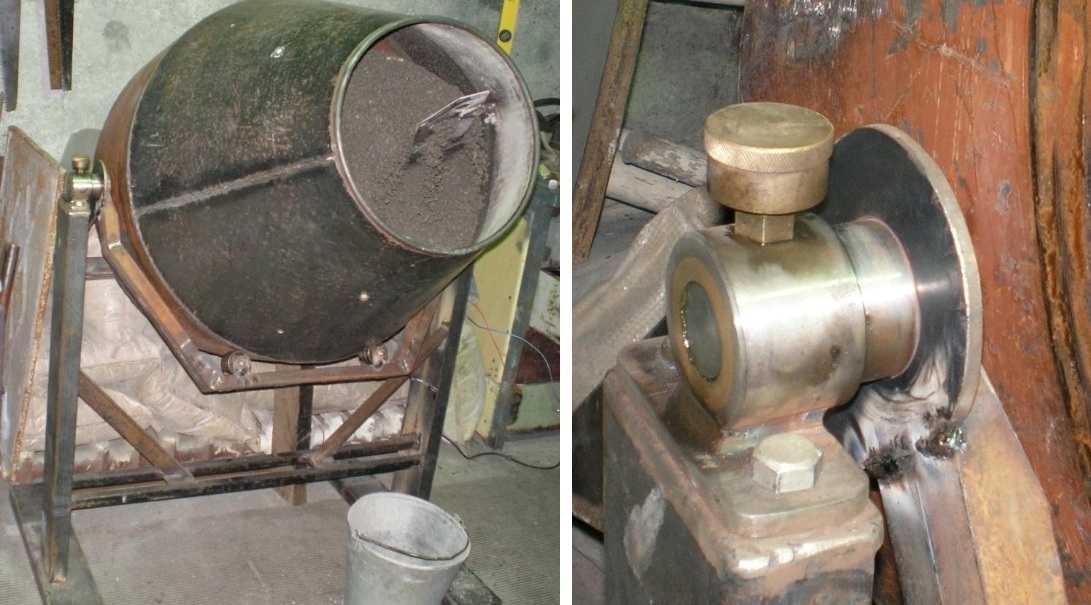 Homemade concrete mixers: manual, electric