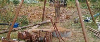 Homemade drilling rigs