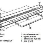 Drawing of sheet metal bending machine