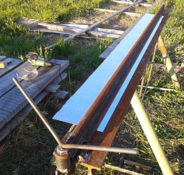 Weld sections of rebar to the bolt header