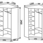 Small corner closets are suitable even for small-sized apartments