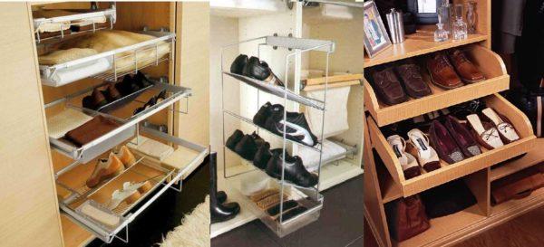 Ideas for shoe storage in a hallway closet compartment closet