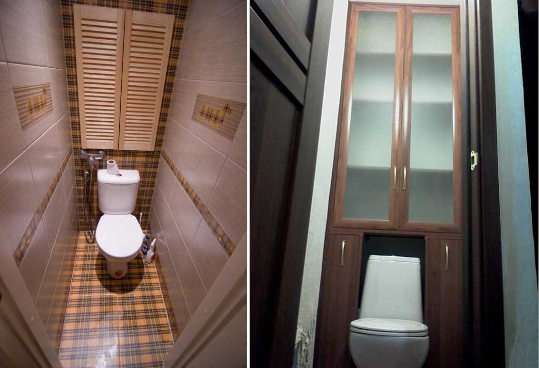 Toilet cabinet above or behind the toilet - options and ideas