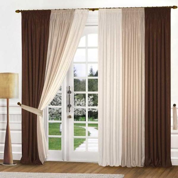 One of the novelties of the year is triple curtains