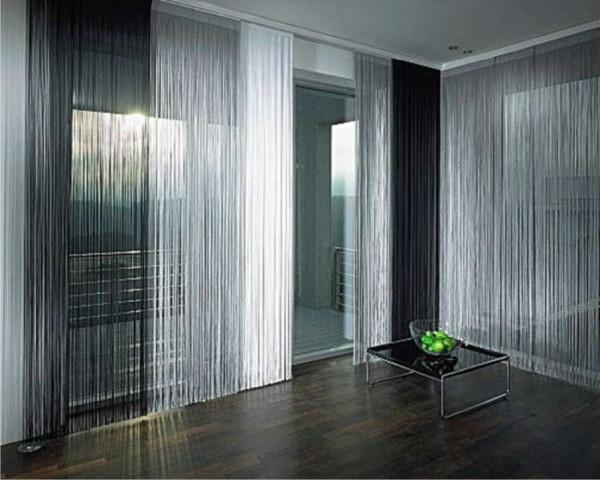 curtains for living room in modern style photo