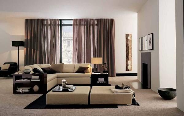 sample curtains for living room photo