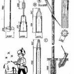 Design of the percussion rope drum kit In the form of an L-shaped stand