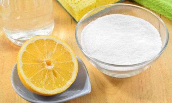 Citric acid, vinegar and baking soda also deal with stains