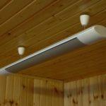 Standard design IR ceiling heater