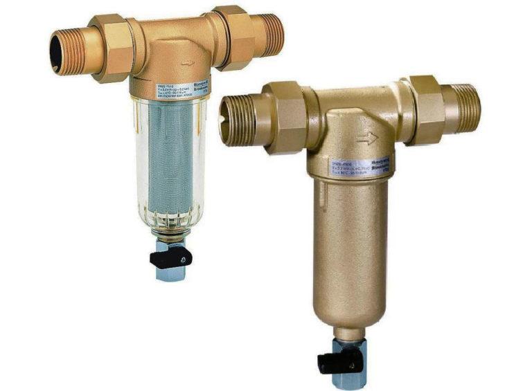 Coarse and fine water treatment filter 