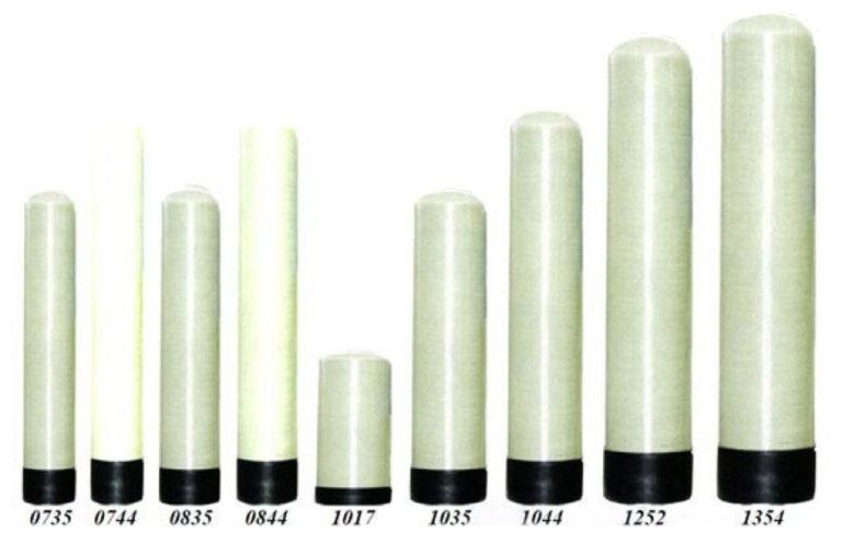 Dimensions of aeration columns