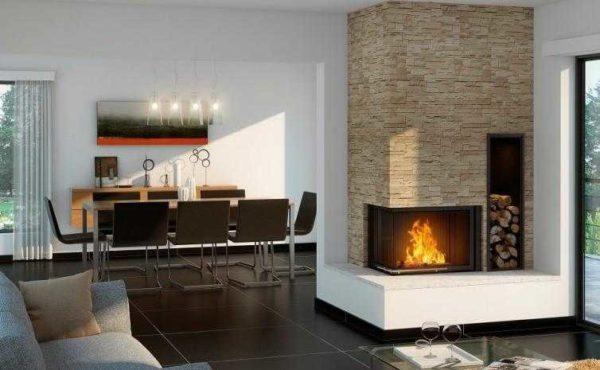 Modern fireplaces differ from the traditional fireplaces in shape and the way they are designed 