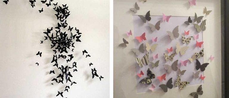 Butterfly stencils for decoration