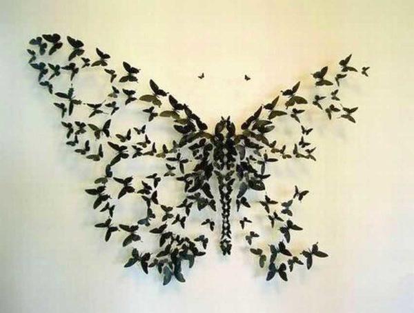 A big butterfly made of little butterflies,,,,