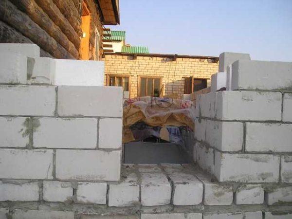 The extension is made of non-combustible building material