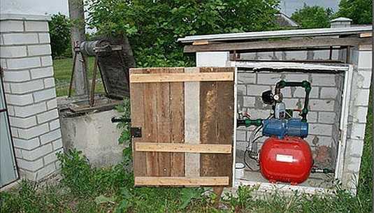 Installation of a pumping station in a shed is suitable for permanent residence and provided that it is insulated/heated for the winter