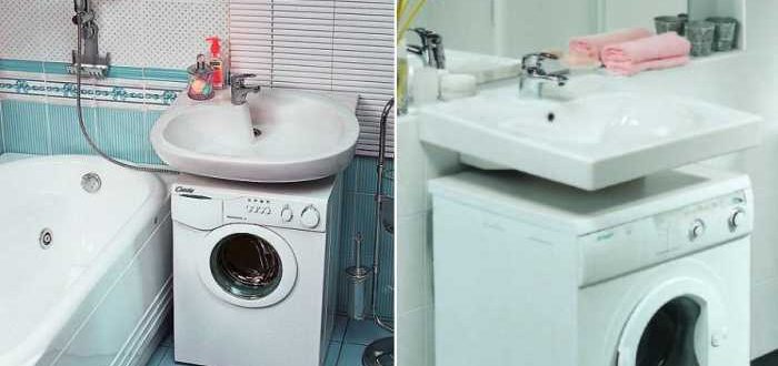 Installing a sink above the washing machine