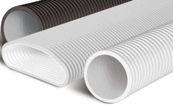 Semi-rigid corrugated ducts