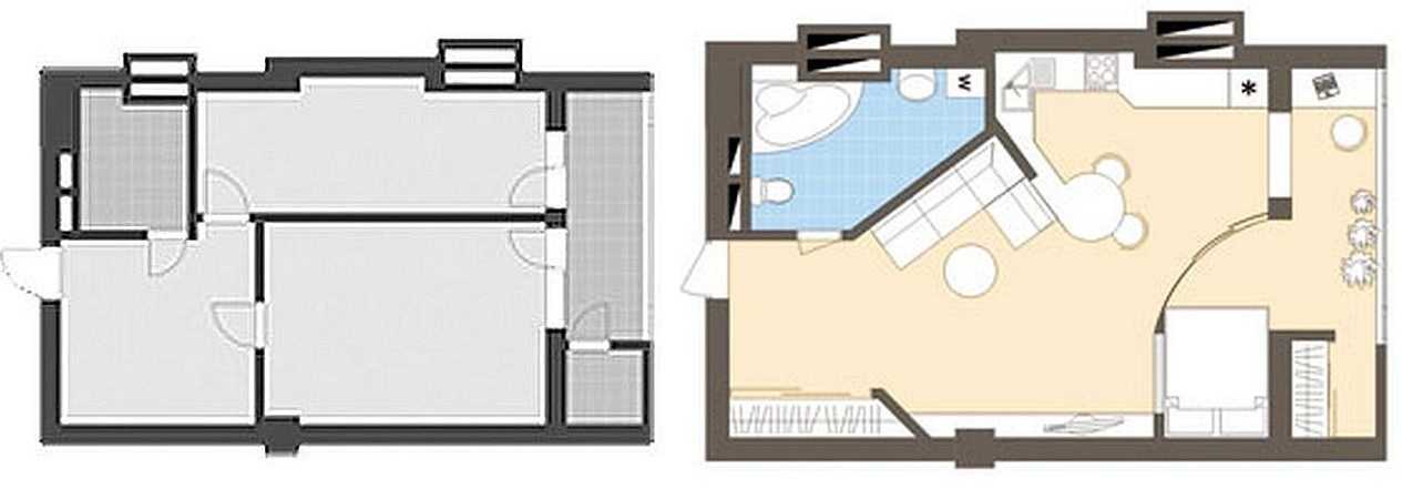 Tipuri de remodelare a apartamentului, idei, exemple