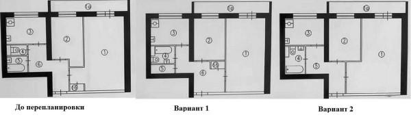 A two-bedroom in a house of the I-209A series